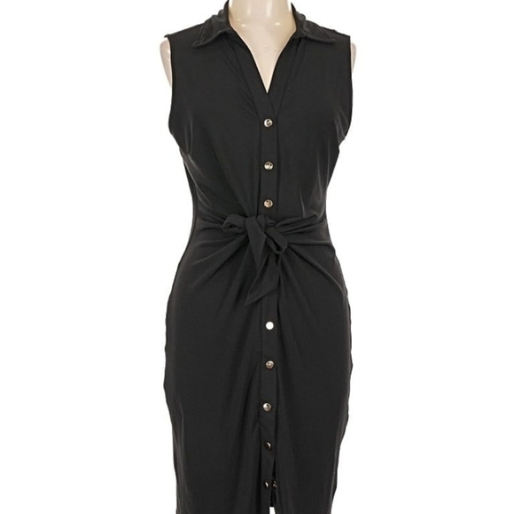 Philosophy Dresses & Skirts - Philosophy Black Button-Front Dress